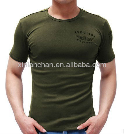 スリムフィットコットン無地oemカスタムtシャツの男性のための広州で-Tシャツ問屋・仕入れ・卸・卸売り