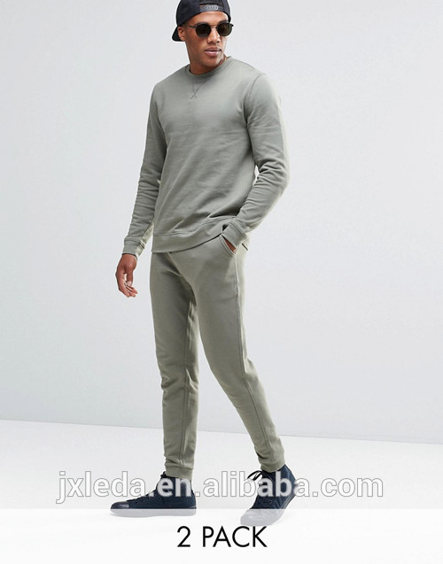 高品質トレーナースーツフードなし/スキニージョガースーツ男性/ジム服着用-トレーナー、パーカー問屋・仕入れ・卸・卸売り