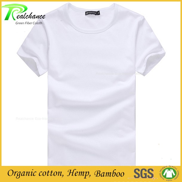 中国サプライヤー麻無地白tシャツ/続いたシャツのデザイン-Tシャツ問屋・仕入れ・卸・卸売り