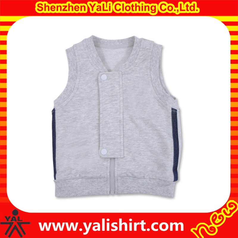 ファッション綿100％カスタムの子供の男の子のためのジップアップベストwaistcoats-キッズ服　ベスト問屋・仕入れ・卸・卸売り