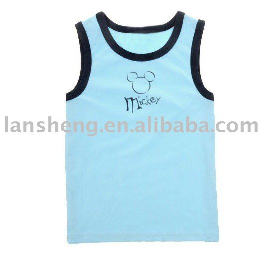 100%綿の子供の ベスト-キッズ服　ベスト問屋・仕入れ・卸・卸売り