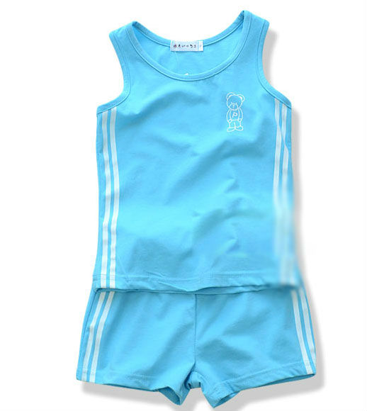 綿の赤ん坊のバスケットボールのユニフォーム-キッズ服　ベスト問屋・仕入れ・卸・卸売り