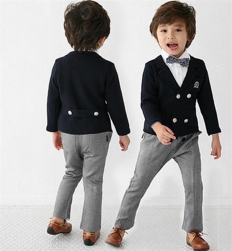 男の子学童服の卸売ハンサム子供パーティー花男の子スーツ-スーツ、タキシード問屋・仕入れ・卸・卸売り