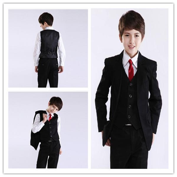カスタム3を作りました個の子供衣類セット( coats+vest+pants)-スーツ、タキシード問屋・仕入れ・卸・卸売り