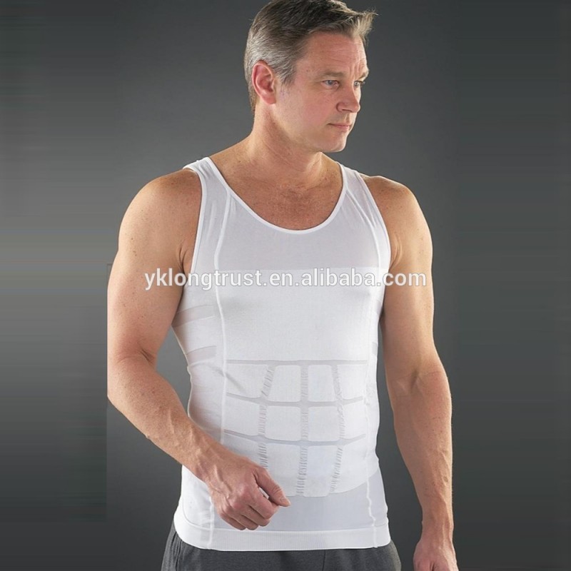 2016痩身シャツ用男性ボディシェイパータンクトップベスト-補正下着問屋・仕入れ・卸・卸売り