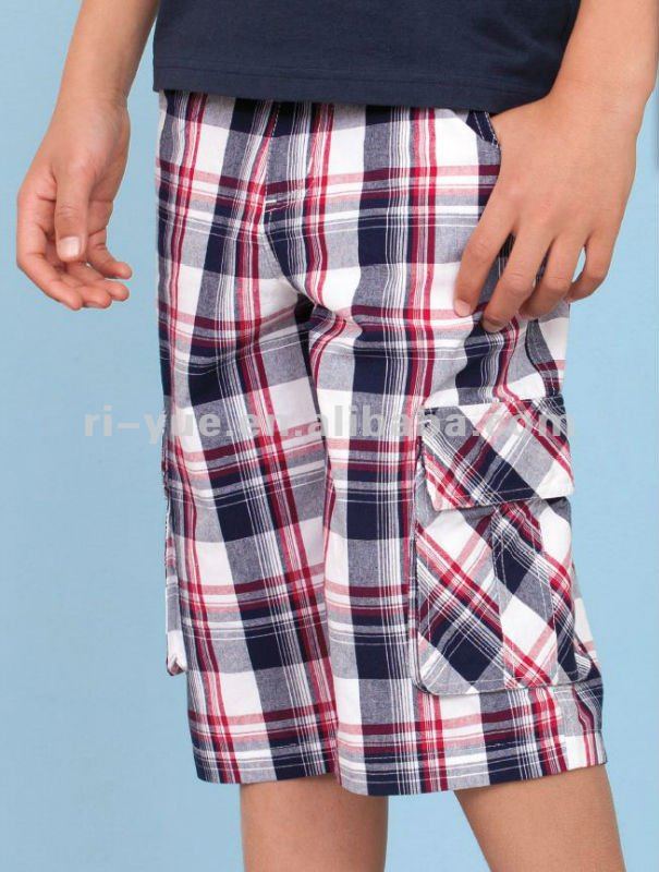 少年の夏の綿のショートパンツ-キッズ服　半ズボン問屋・仕入れ・卸・卸売り