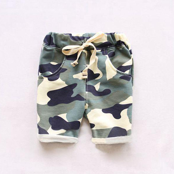 2016夏のファッション男の子迷彩軍ハーレムショーツパンツ-キッズ服　半ズボン問屋・仕入れ・卸・卸売り
