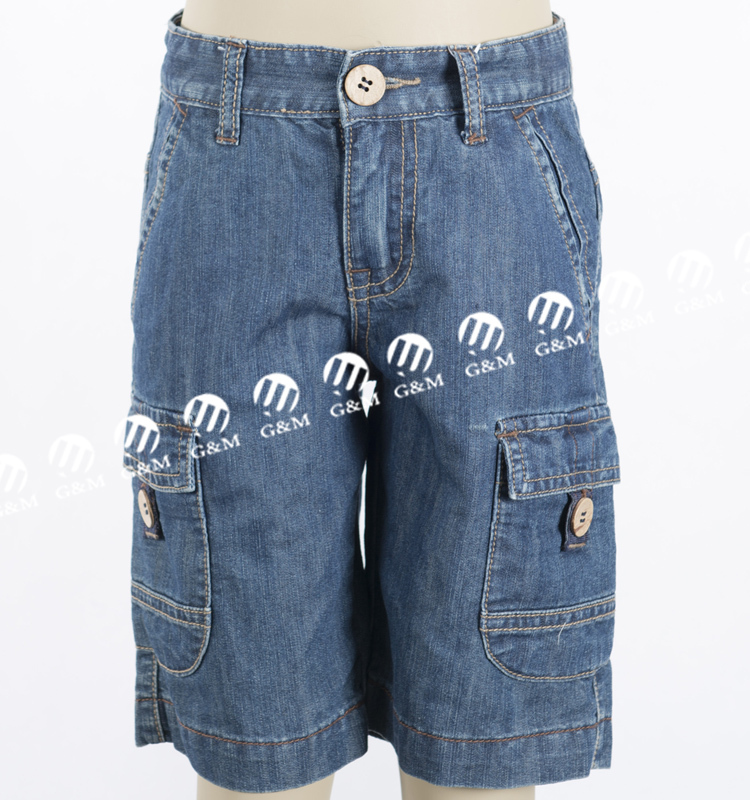 男の子デニムカーゴショーツカスタムサービスと膝丈十代年齢2015熱い販売の男の子のパンツ-キッズ服　ジーンズ問屋・仕入れ・卸・卸売り