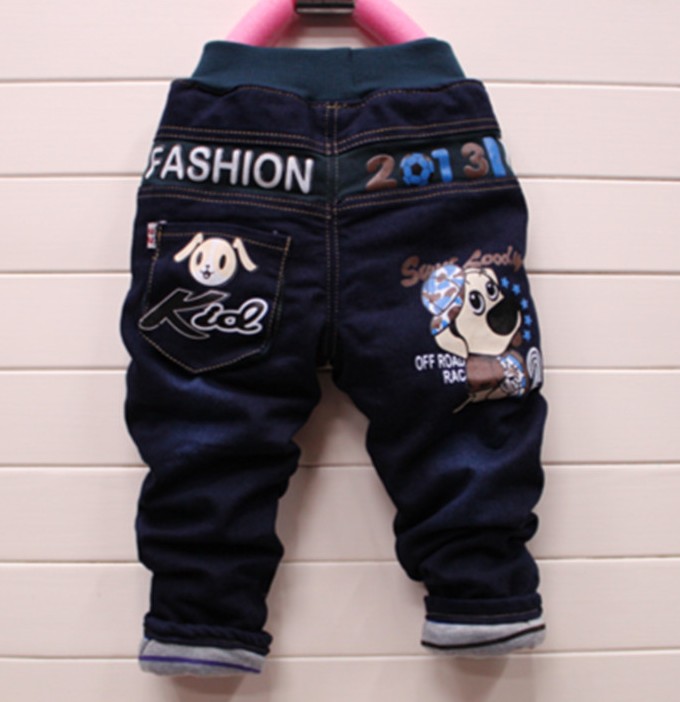 高品質の余暇厚くc10111c冬の子供のジーンズ-キッズ服　ジーンズ問屋・仕入れ・卸・卸売り