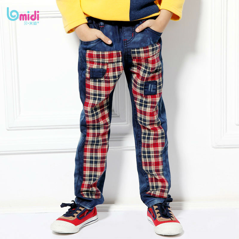 子供のデニムパンツ新2013スリムフィットカジュアルスタイルの服の服子供ジーンズズボンジーンズズボン-キッズ服　ジーンズ問屋・仕入れ・卸・卸売り