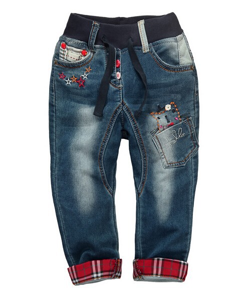 子供の新しい2015arrvials少年ヨーロピアンスタイルのデニムパンツ・ズボン-キッズ服　ジーンズ問屋・仕入れ・卸・卸売り