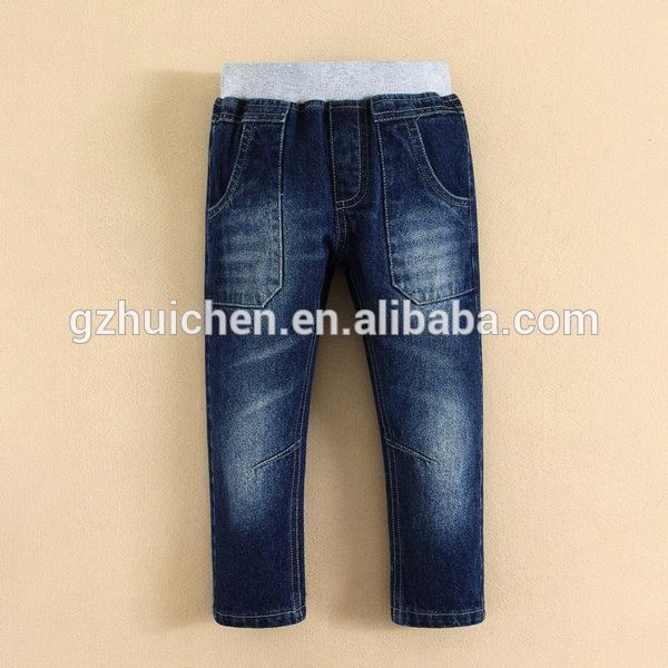 最新ファッションデザイン2015ママとバブ100％12m-6t綿の男の子のジーンズ-キッズ服　ジーンズ問屋・仕入れ・卸・卸売り