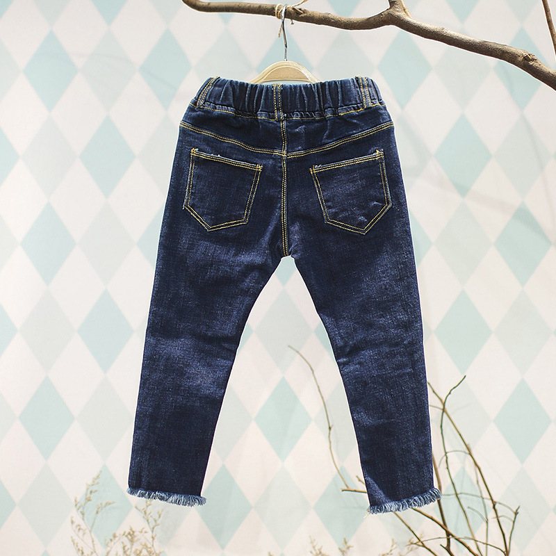 秋の新しいブランド子供男の子ジーンズズボンr手紙-キッズ服　ジーンズ問屋・仕入れ・卸・卸売り
