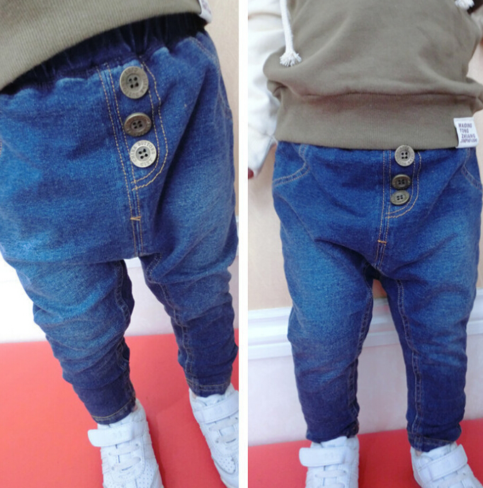 最新のカジュアルジーンズ男の子ボタン新しいデザインジャンパンツ-キッズ服　ジーンズ問屋・仕入れ・卸・卸売り