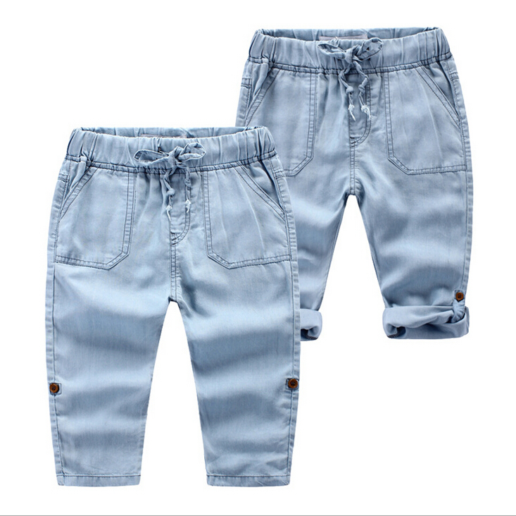 シンプルな光色快適な子供男の子ジーンズ-キッズ服　ジーンズ問屋・仕入れ・卸・卸売り
