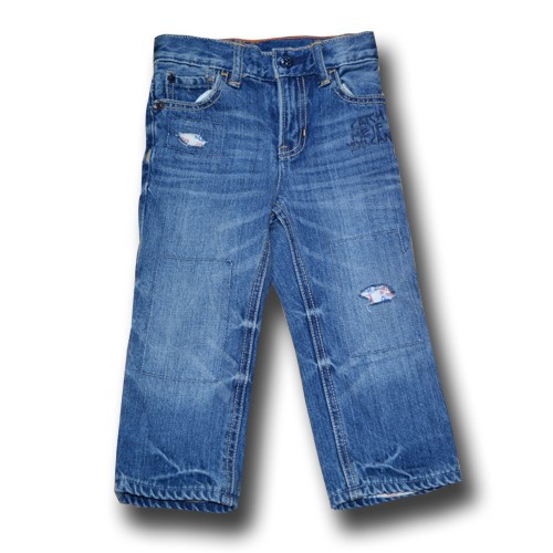 破れた2015キッズ男の子カジュアルデニムジーンズ卸売赤ん坊のジーンズ-キッズ服　ジーンズ問屋・仕入れ・卸・卸売り