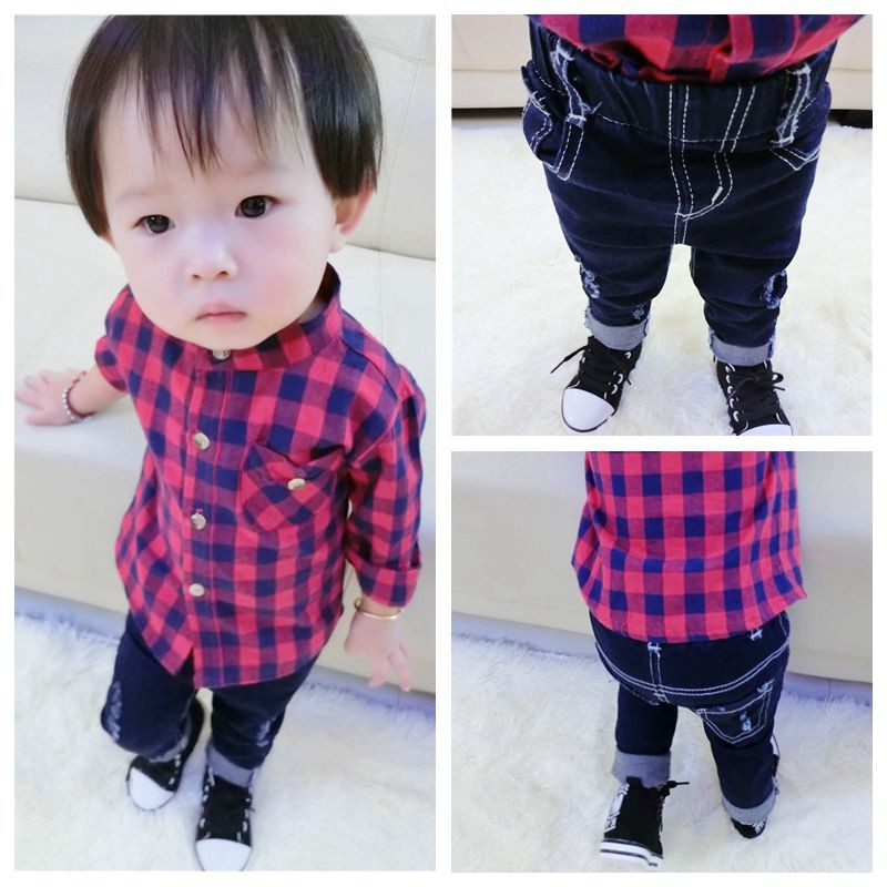 オンライン良い ケブラー子服ダーク ブルー ジーンズ子供服の ため の卸売-キッズ服　ジーンズ問屋・仕入れ・卸・卸売り
