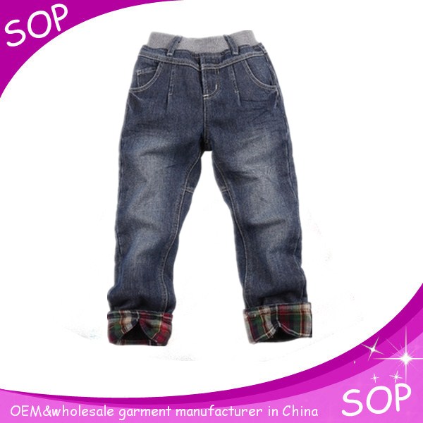 人気ファッションスポーツ男の子高級スパンデックス子供ジーンズ-キッズ服　ジーンズ問屋・仕入れ・卸・卸売り