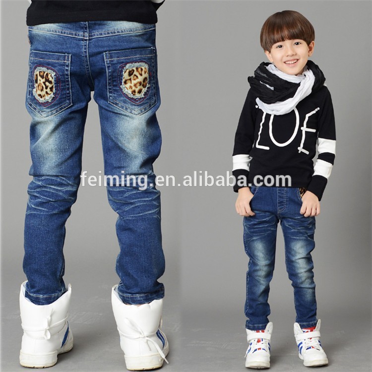 工場出荷時の価格2015卸売ファッションデニムジーンズのための子供の男の子-キッズ服　ジーンズ問屋・仕入れ・卸・卸売り