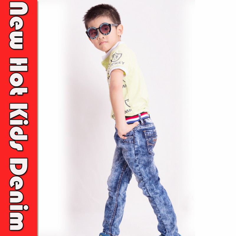 新しい男の子のジーンズ子供デニム革新的なデザインジーンズ-キッズ服　ジーンズ問屋・仕入れ・卸・卸売り