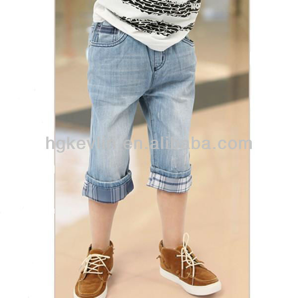ホットとクール新しい昇進の子供卸売中国ジーンズのショートパンツ-キッズ服　半ズボン問屋・仕入れ・卸・卸売り