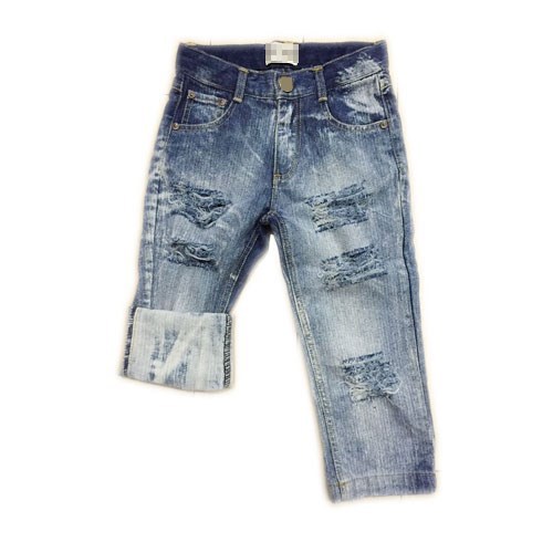 の子供の男の子洗浄し、 破れたジーンズ-キッズ服　ジーンズ問屋・仕入れ・卸・卸売り