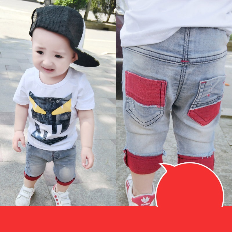 卸売夏のファッションの男の子のスキニージーンズメーカー中国-キッズ服　ジーンズ問屋・仕入れ・卸・卸売り