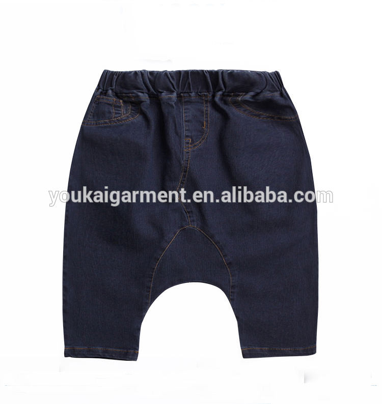 ファッション男の子幼児デニムジーンズ子供ハーレム子供ジーンズショーツ-キッズ服　ジーンズ問屋・仕入れ・卸・卸売り