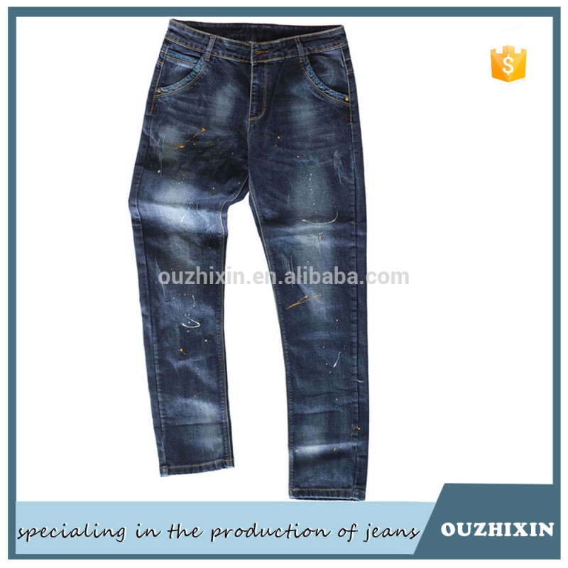 ホットな新製品用2016デザイン男デニムskinny jeanパンツ新しいスタイルジーンズペント男性-キッズ服　ジーンズ問屋・仕入れ・卸・卸売り