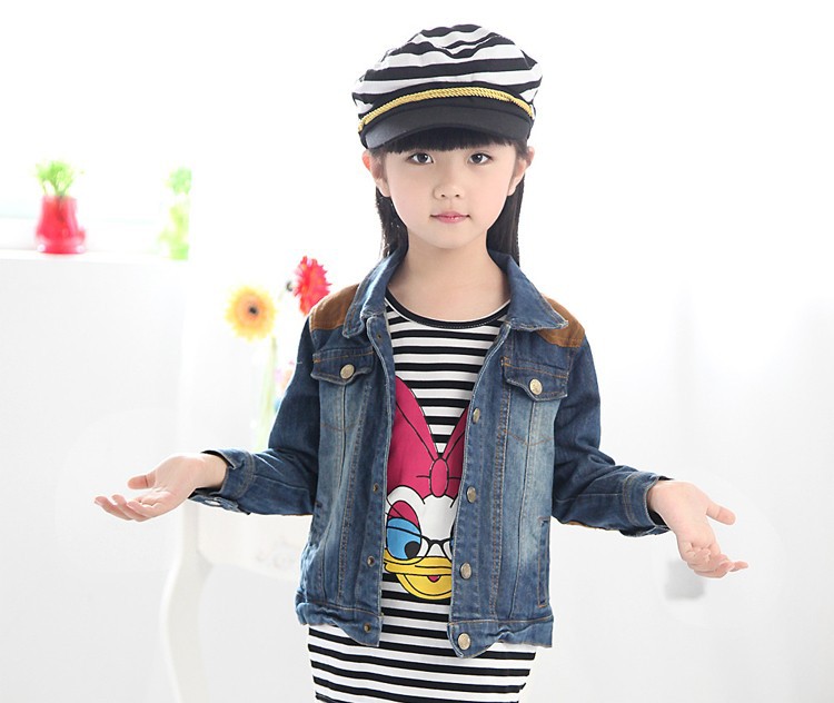 新しいスタイルのファッション女の子のジーンズのジャケット子ジーンズジーンズメーカー-キッズ服　ジーンズ問屋・仕入れ・卸・卸売り