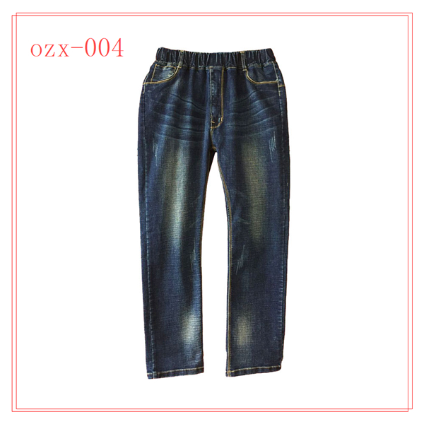 Ozx004卸売ハイウエストスキニージーンズ-キッズ服　ジーンズ問屋・仕入れ・卸・卸売り