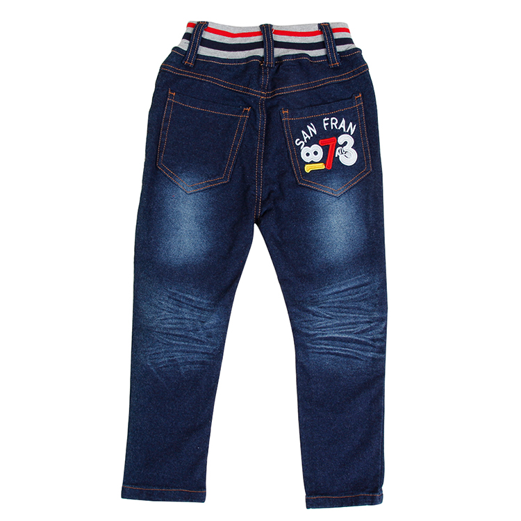 B5695coenoy2-6yアップリケ卸売新しい男の子のジーンズのための新星ブランドジーンズ-キッズ服　ジーンズ問屋・仕入れ・卸・卸売り