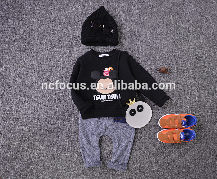 キッズスウェットシャツジャケットロングスリーブプルオーバー綿ステッチ子供のhoodie-キッズ服　パーカー、スウェットシャツ問屋・仕入れ・卸・卸売り