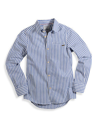 男の子ストライプシャツ-キッズ服　シャツ、トップス問屋・仕入れ・卸・卸売り