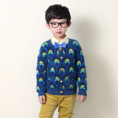 TBX18003 ファッション デザイン韓国スタイル綿柄プリント快適な ファッション セーター用男の子-キッズ服　セーター問屋・仕入れ・卸・卸売り