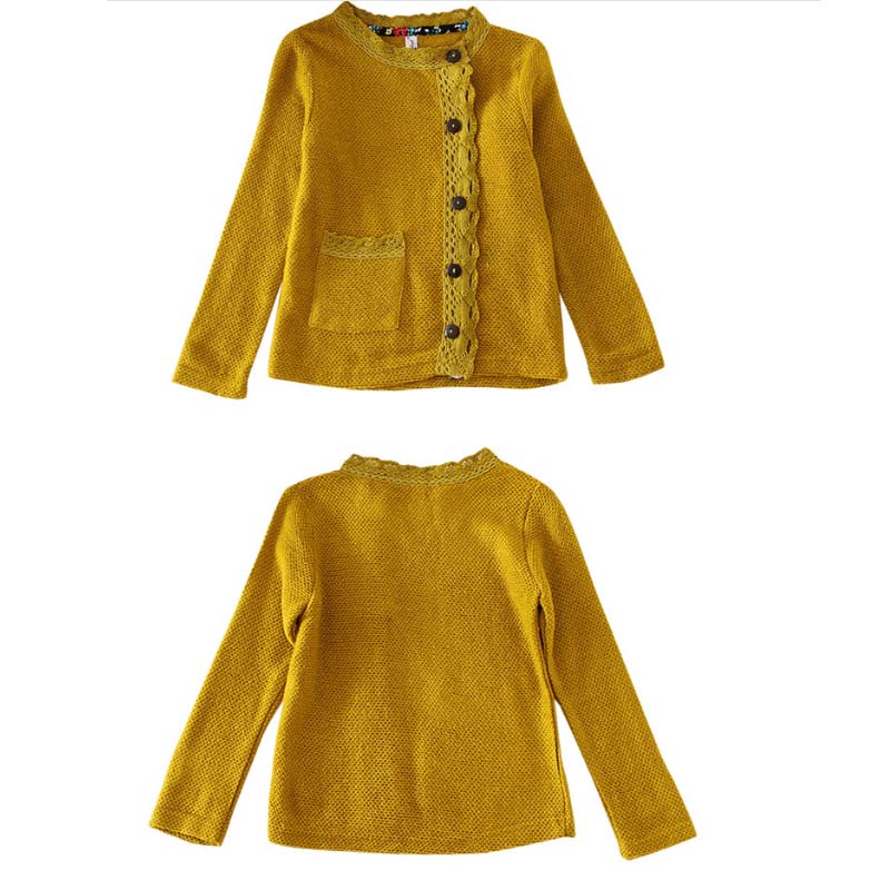 最新の花のcb5046設計子供カジュアルカーディガン-キッズ服　セーター問屋・仕入れ・卸・卸売り