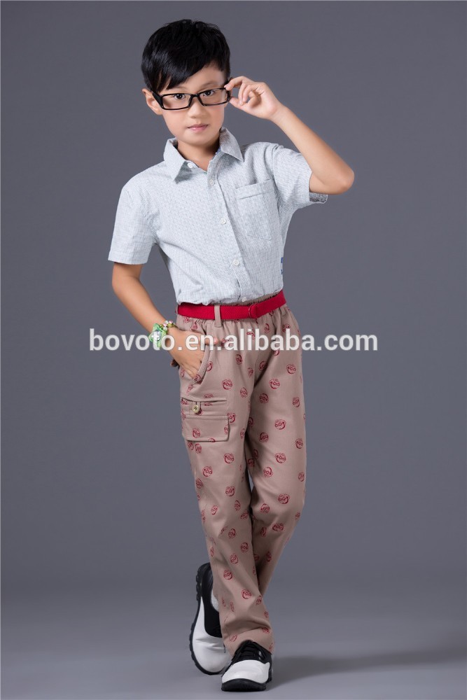 カーキ色の子供2014年スラックス韓国の最新の子供の綿のズボンのズボン-ズボン問屋・仕入れ・卸・卸売り