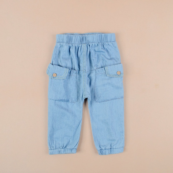 新しいスタイルr&h2014年新しいデザインの余暇の綿の子供のデニムのジーンズ-ズボン問屋・仕入れ・卸・卸売り