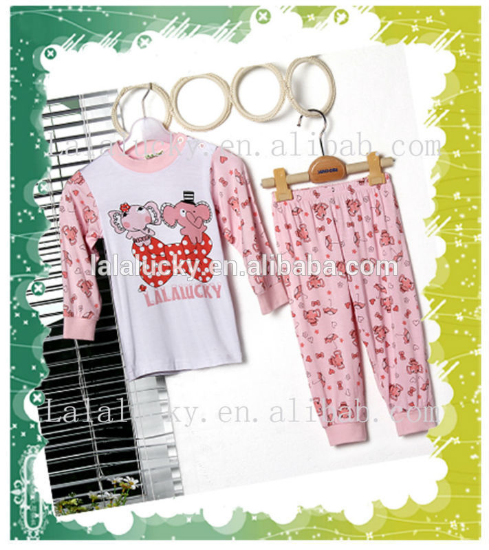 新しいデザイン2014年で行われた中国の睡眠のホームウェアパジャマ子供のための服子供のための-キッズ用下着問屋・仕入れ・卸・卸売り