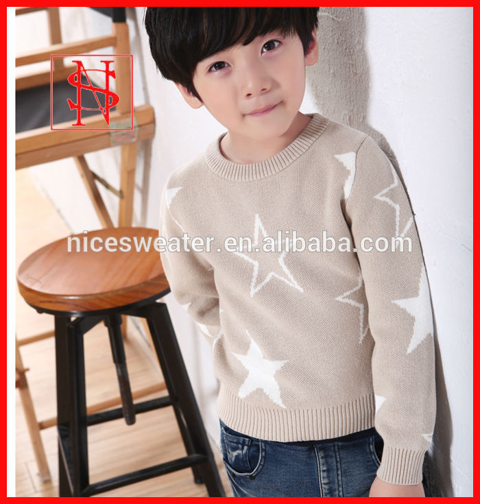 編みパターンの子供ファッション冬のセーターニット男の子-キッズ服　セーター問屋・仕入れ・卸・卸売り