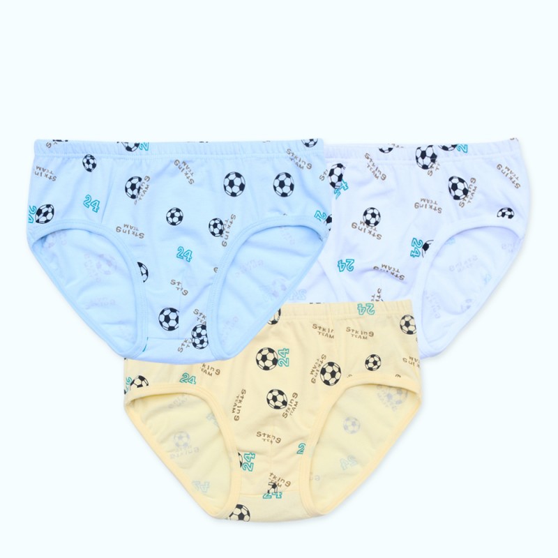 若い子供下着た男の子用10-15年古い子供下着サッカープリント子供下着-キッズ用下着問屋・仕入れ・卸・卸売り