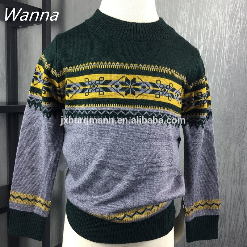 7ggボーイズキッズpolloverセーター編みパターン-キッズ服　セーター問屋・仕入れ・卸・卸売り
