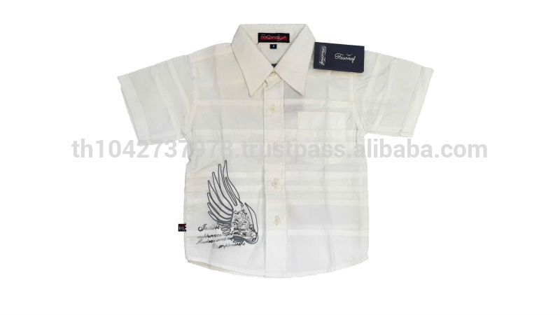 ファッショナブルなfasonaf少年のシャツ、 なし: 1351-キッズ服　シャツ、トップス問屋・仕入れ・卸・卸売り