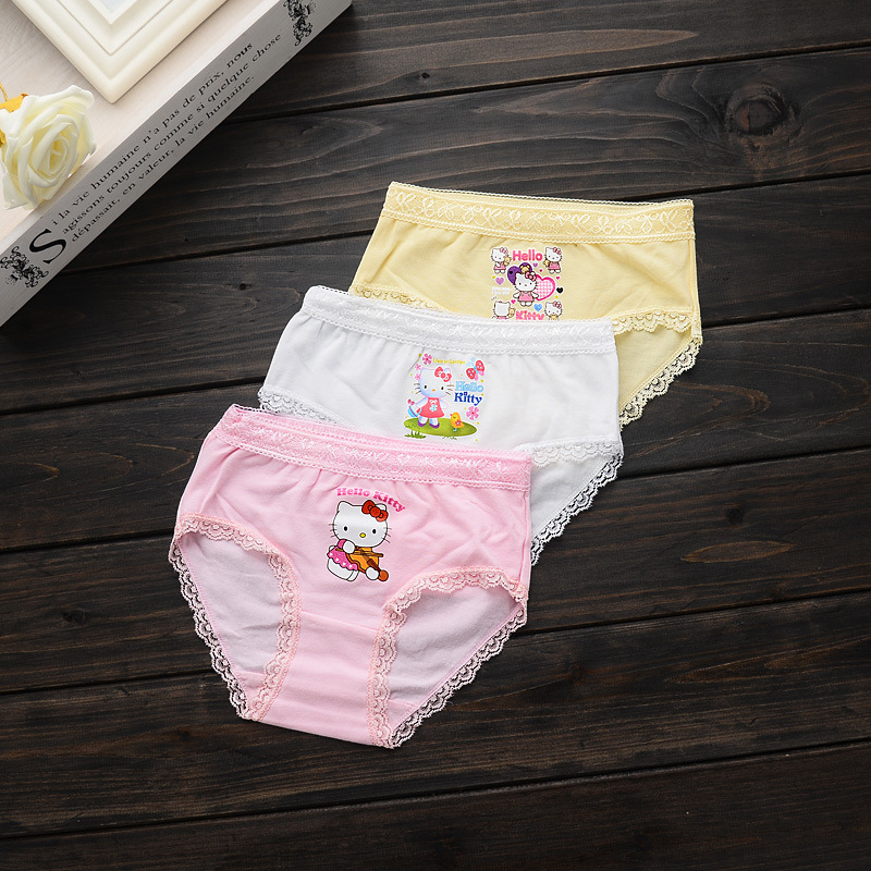 Kangakaia 2016新しいスタイルカスタム綿ブリーフ女の子レース下着b & G-BR78-キッズ用下着問屋・仕入れ・卸・卸売り