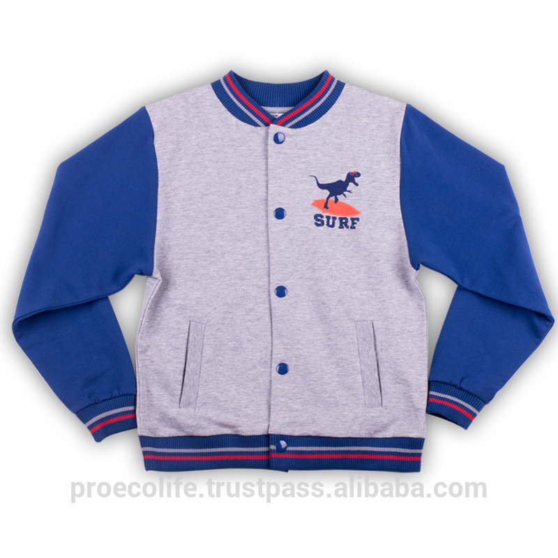 カーディガン(トレーナー)には男の子にボタンzb 08046-BM-キッズ服　シャツ、トップス問屋・仕入れ・卸・卸売り