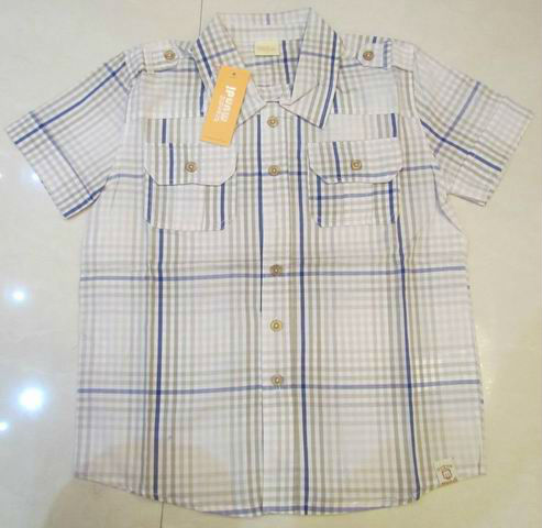 少年の良いquanlityチェックシャツの在庫-キッズ服　シャツ、トップス問屋・仕入れ・卸・卸売り