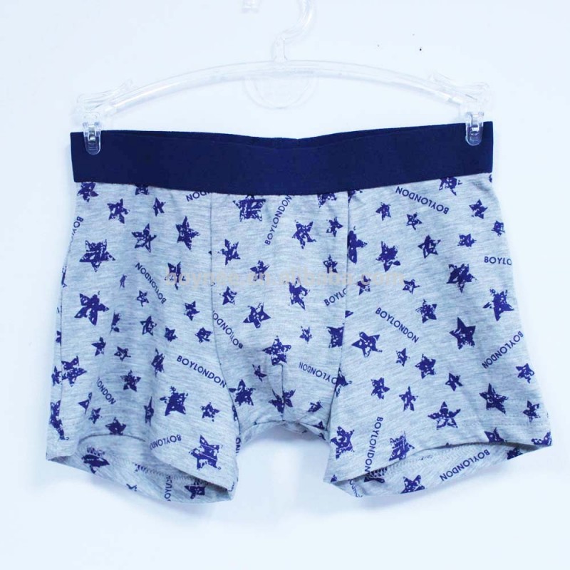 Oem男の子ショーツボクサーで印刷オーガニックコットン男の子下着-キッズ用下着問屋・仕入れ・卸・卸売り