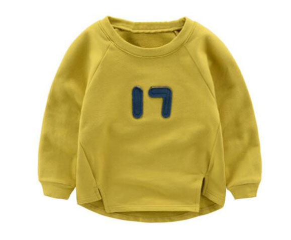 シンプルな印刷子供服男の子シャツニット子供アパレル用男の子-キッズ服　シャツ、トップス問屋・仕入れ・卸・卸売り