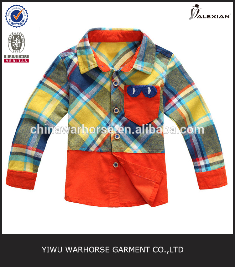 綿100％男子トップ男の子フォーマルシャツ-キッズ服　シャツ、トップス問屋・仕入れ・卸・卸売り