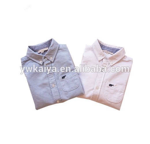新しい流行のロングスリーブシャツ男の子の綿カジュアルシャツ-キッズ服　シャツ、トップス問屋・仕入れ・卸・卸売り